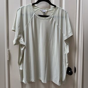 Athleta 2X Ultimate Train Tee, Calypso Mint